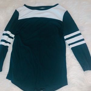 Dark Green Baseball Tee